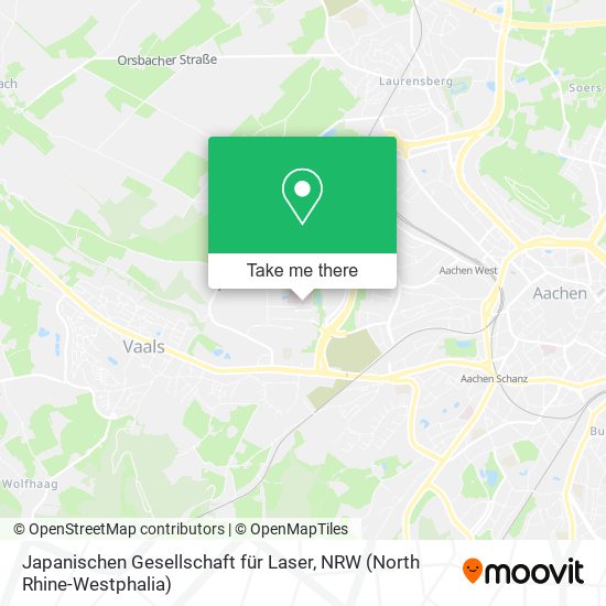 Japanischen Gesellschaft für Laser map