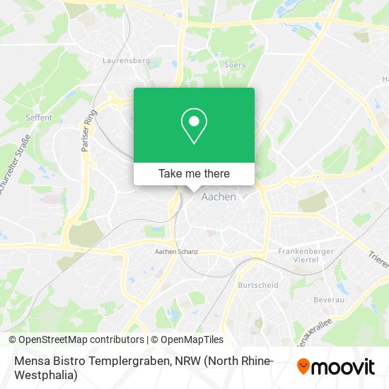 Mensa Bistro Templergraben map