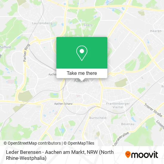 Карта Leder Berensen - Aachen am Markt