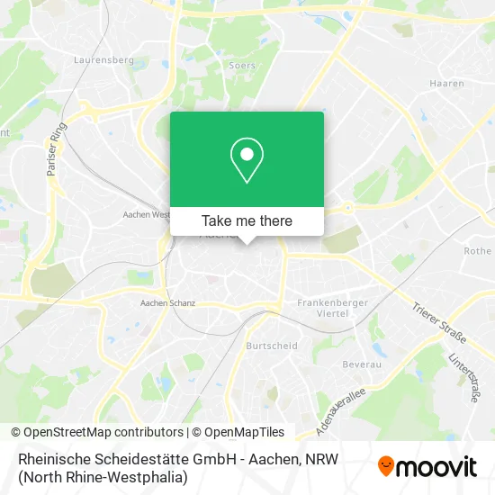 Карта Rheinische Scheidestätte GmbH - Aachen
