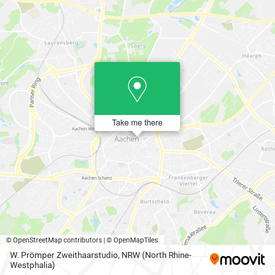 Карта W. Prömper Zweithaarstudio