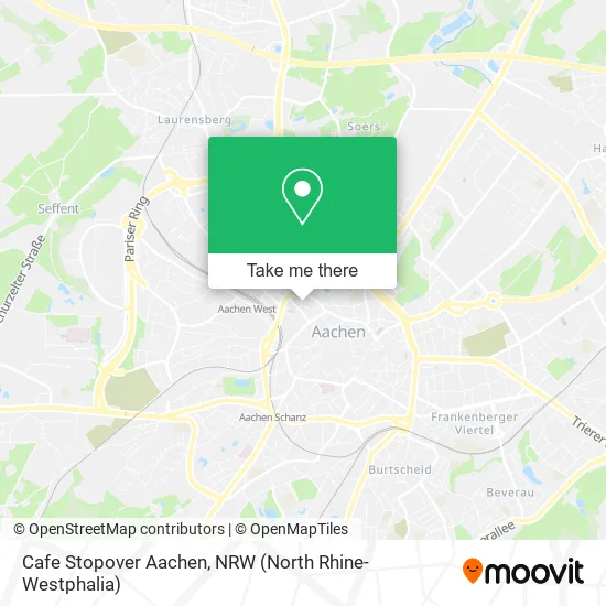 Карта Cafe Stopover Aachen