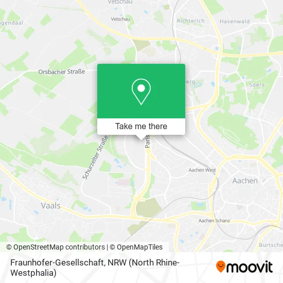 Fraunhofer-Gesellschaft map