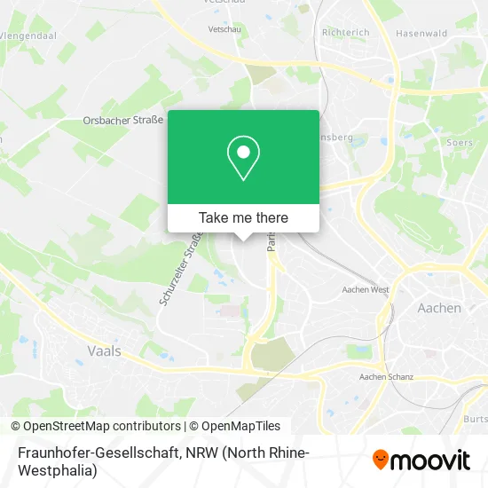 Fraunhofer-Gesellschaft map