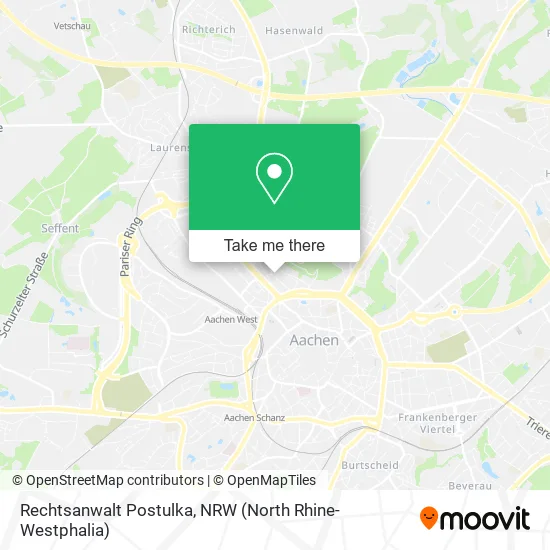 Карта Rechtsanwalt Postulka