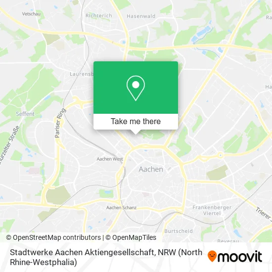 Stadtwerke Aachen Aktiengesellschaft map