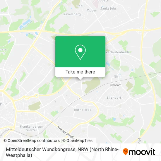 Карта Mitteldeutscher Wundkongress