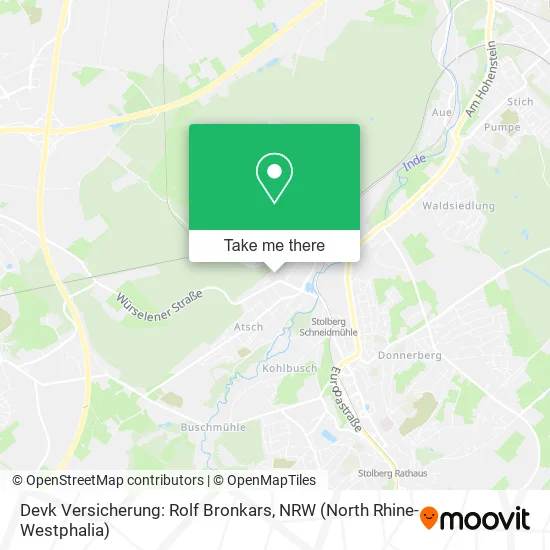Карта Devk Versicherung: Rolf Bronkars