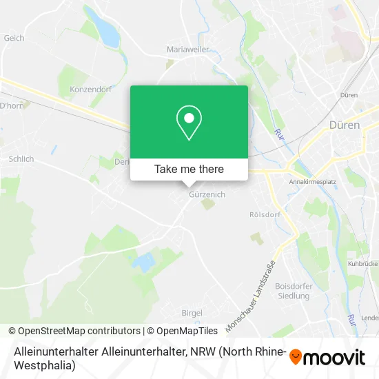 Карта Alleinunterhalter Alleinunterhalter