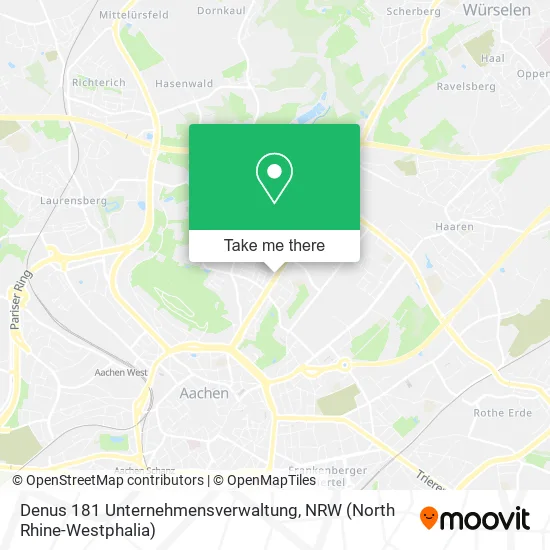 Карта Denus 181 Unternehmensverwaltung