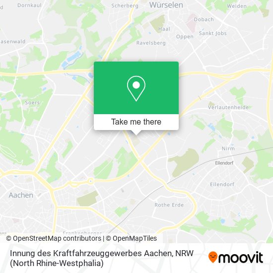 Innung des Kraftfahrzeuggewerbes Aachen map