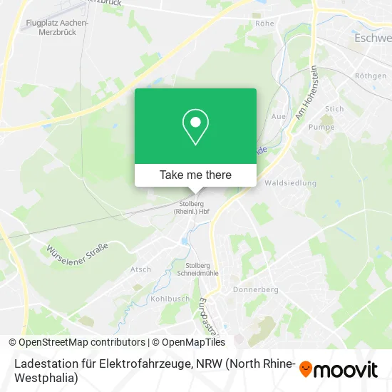 Карта Ladestation für Elektrofahrzeuge