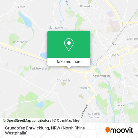 Карта Grundofen Entwicklung