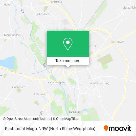 Restaurant Magu map