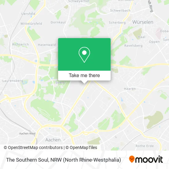 The Southern Soul map