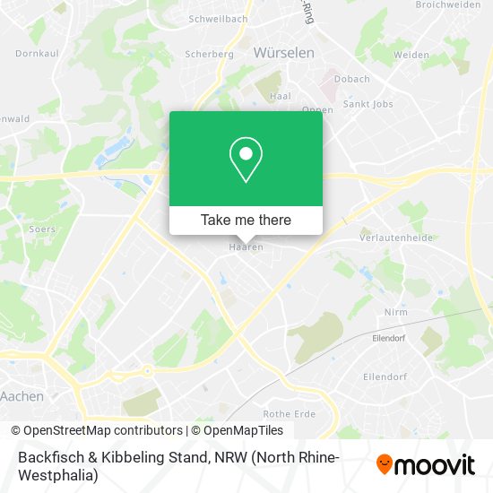 Backfisch & Kibbeling Stand map