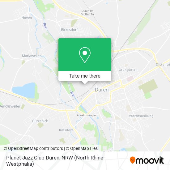 Planet Jazz Club Düren map
