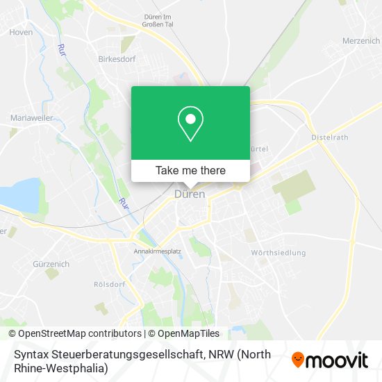 Syntax Steuerberatungsgesellschaft map