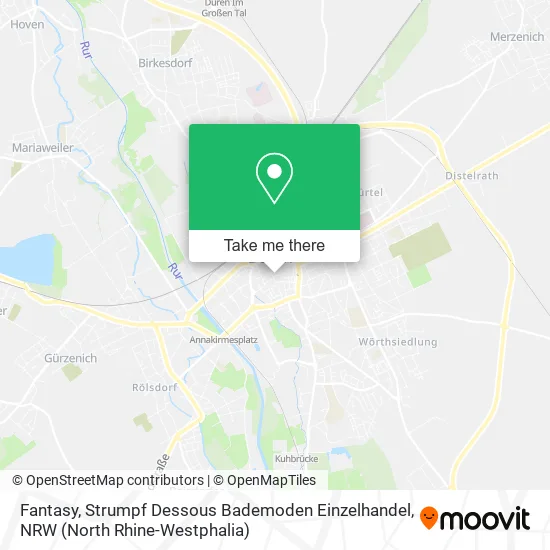 Fantasy, Strumpf Dessous Bademoden Einzelhandel map