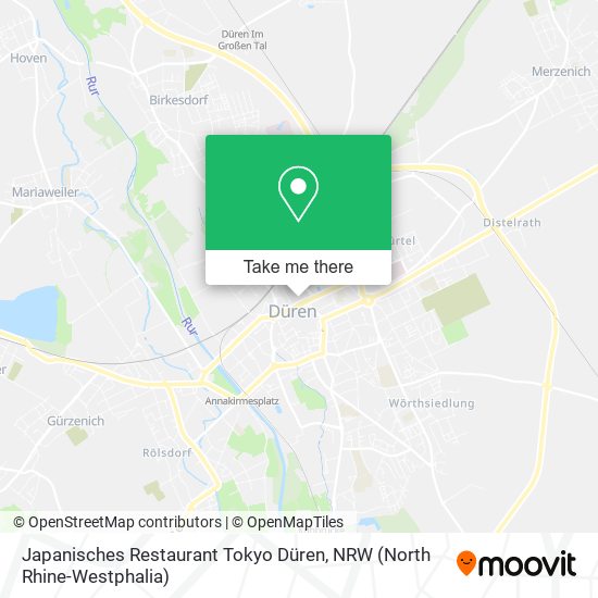 Japanisches Restaurant Tokyo Düren map