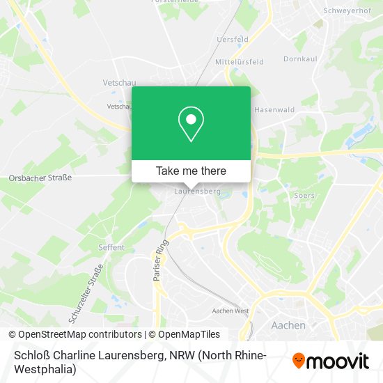 Schloß Charline Laurensberg map
