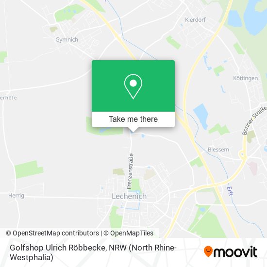 Golfshop Ulrich Röbbecke map