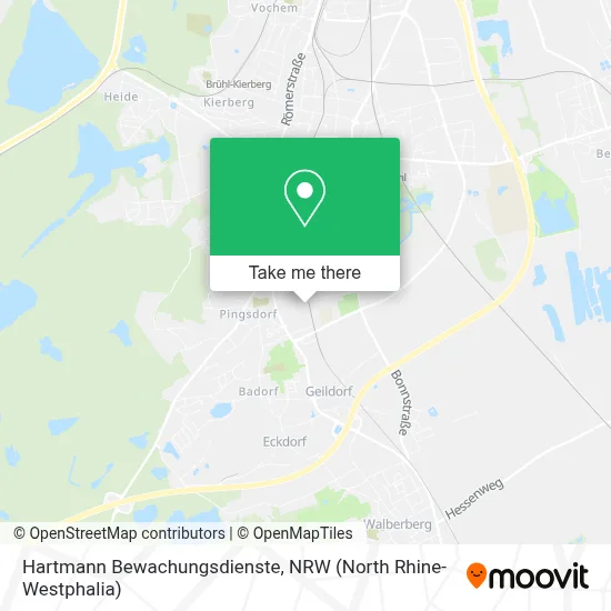 Hartmann Bewachungsdienste map