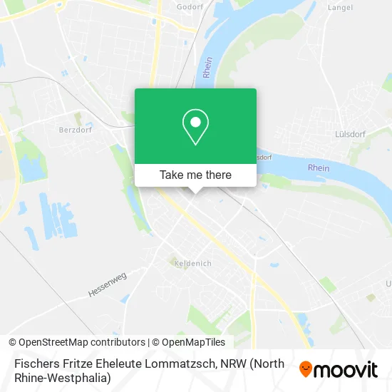 Карта Fischers Fritze Eheleute Lommatzsch