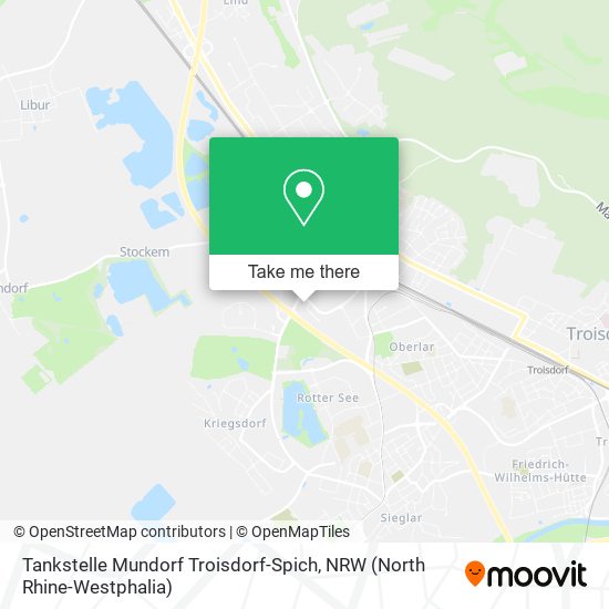 Tankstelle Mundorf Troisdorf-Spich map