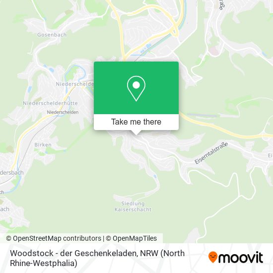 Woodstock - der Geschenkeladen map