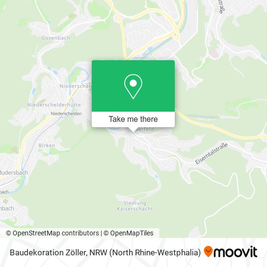 Baudekoration Zöller map