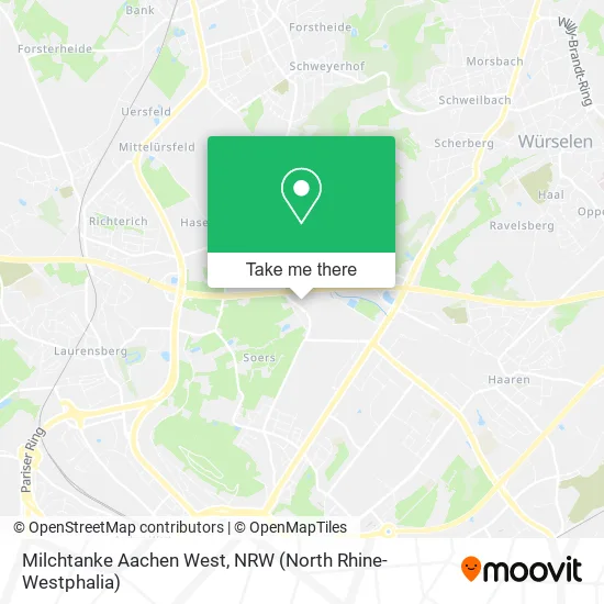 Карта Milchtanke Aachen West