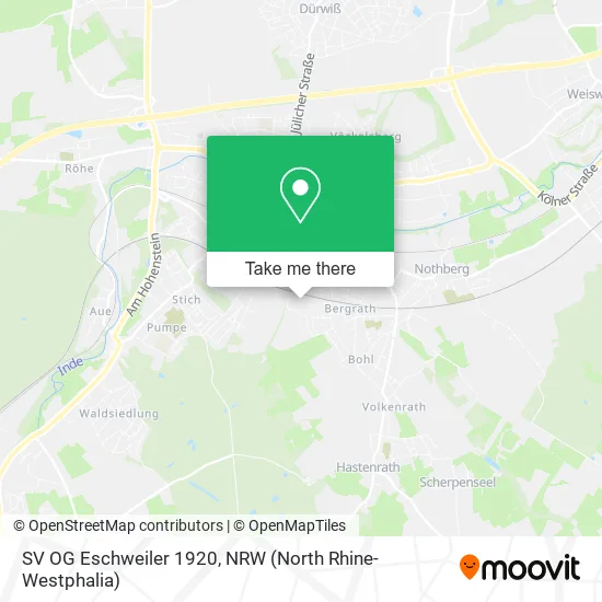 SV OG Eschweiler 1920 map