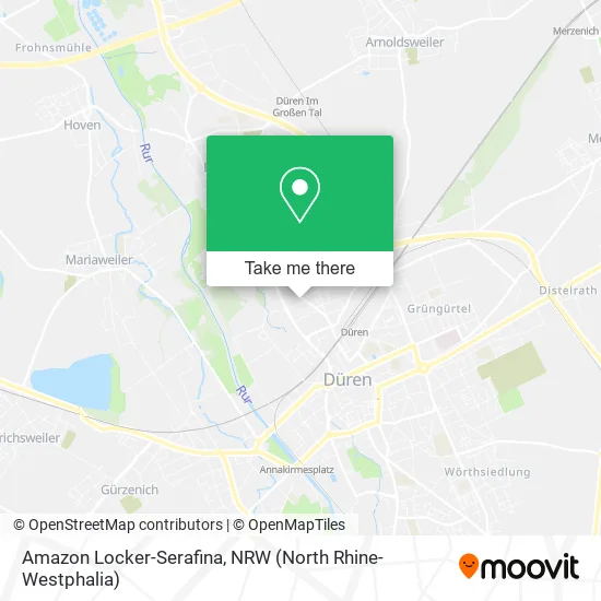 Карта Amazon Locker-Serafina