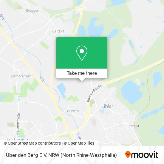 Карта Über den Berg E V