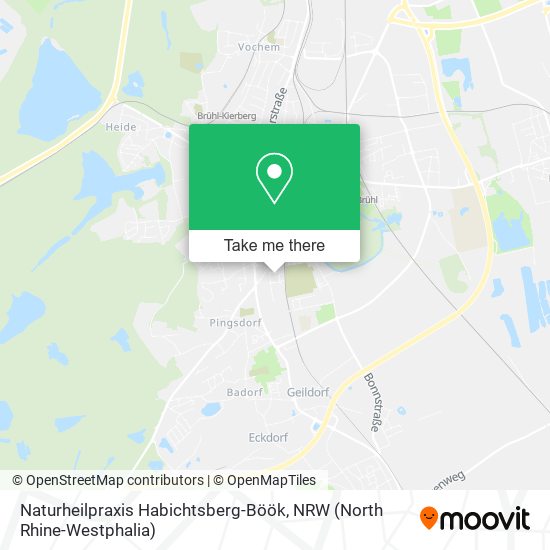Naturheilpraxis Habichtsberg-Böök map