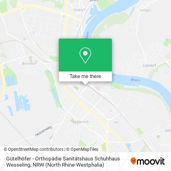 Gütelhöfer - Orthopädie Sanitätshaus Schuhhaus Wesseling map