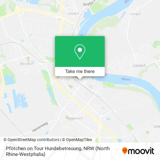 Карта Pfötchen on Tour Hundebetreuung