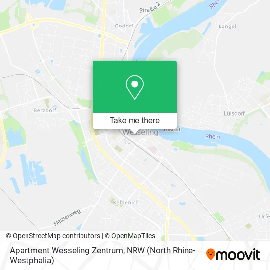 Карта Apartment Wesseling Zentrum