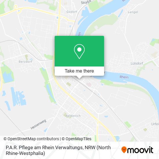 P.A.R. Pflege am Rhein Verwaltungs map