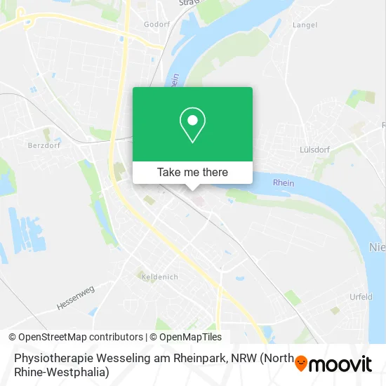 Карта Physiotherapie Wesseling am Rheinpark