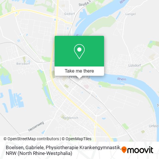 Карта Boelsen, Gabriele, Physiotherapie Krankengymnastik