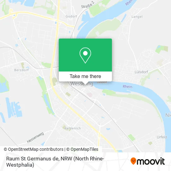 Raum St Germanus de map