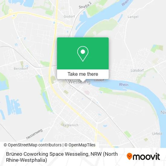 Карта Brüneo Coworking Space Wesseling