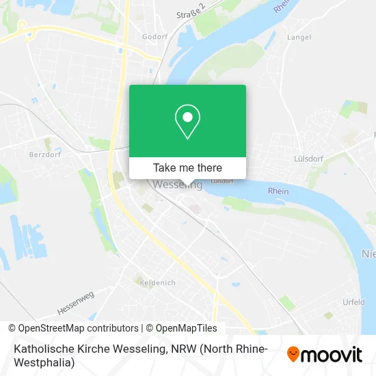 Katholische Kirche Wesseling map