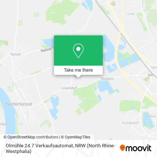 Карта Olmühle 24 7 Verkaufsautomat