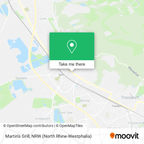 Карта Martin's Grill