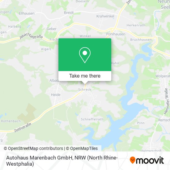 Autohaus Marenbach GmbH map