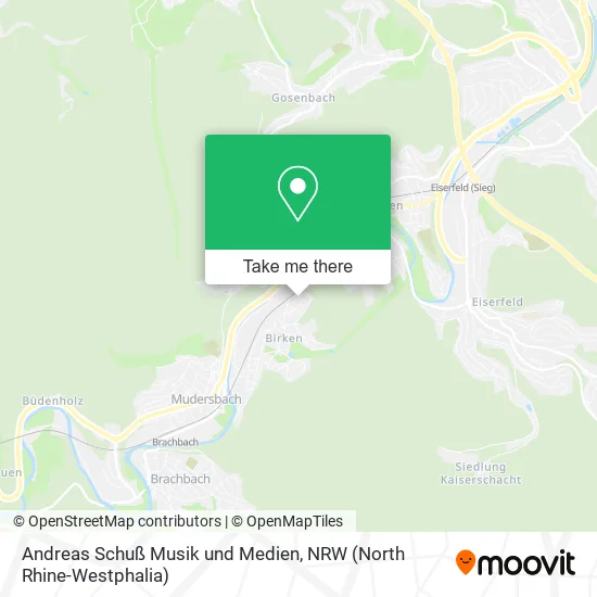 Карта Andreas Schuß Musik und Medien