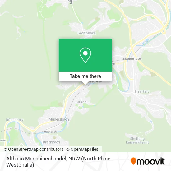Карта Althaus Maschinenhandel
